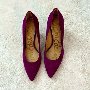 Sam Edelman suede Hazel heels